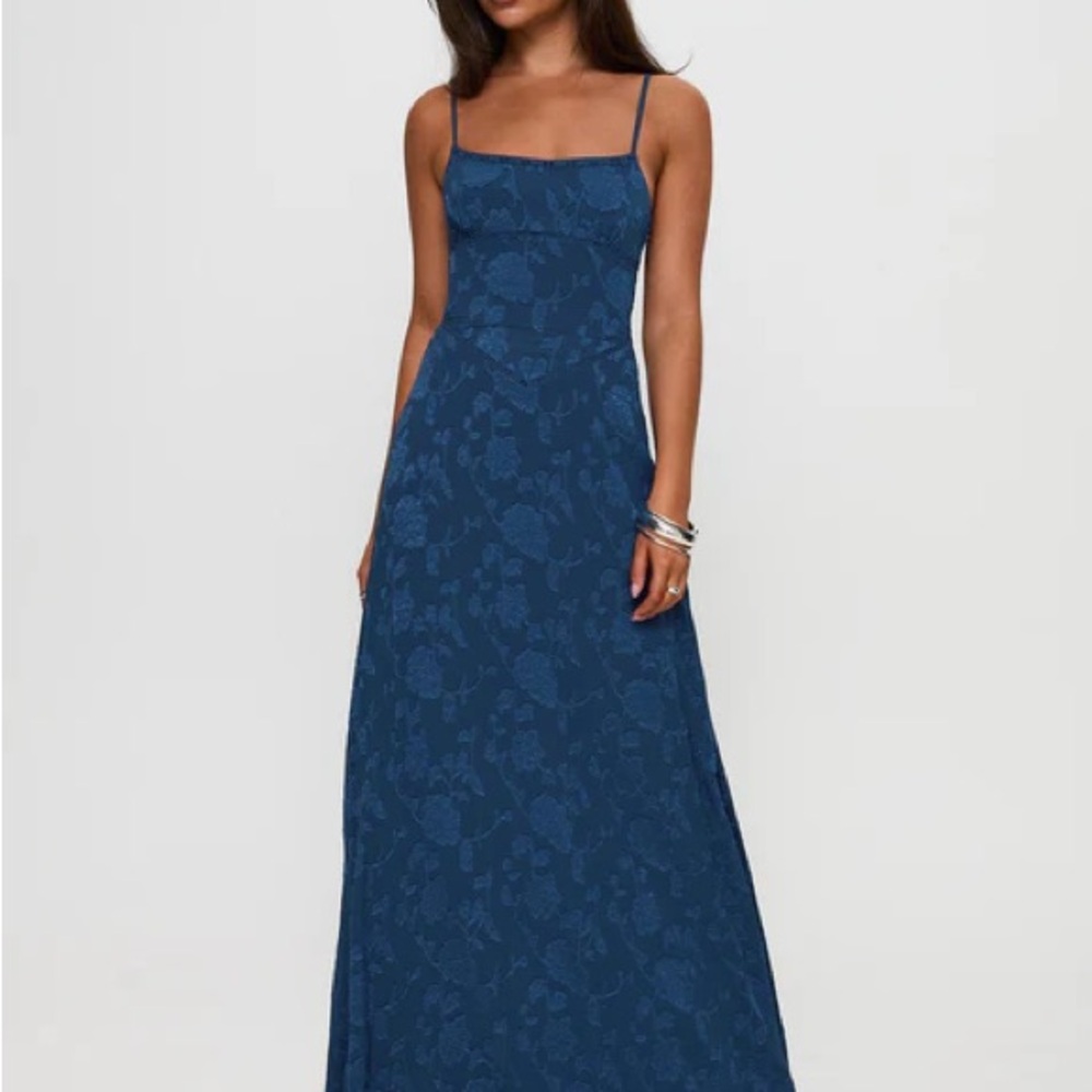 Princess Polly south of France Maxi Dress blue - Picture 3 of 15
